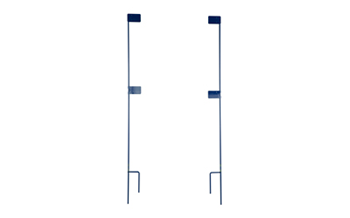 SHARPSHOOTER Birchwood Casey 49013 Adjustable Target Stakes  36" Stand Blue Steel Target 36"