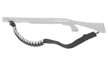 SHOTGUN Blackhawk 43SS15BK Shotgun Shell Sling  made of Black Nylon Webbing with 2" W, S