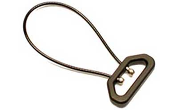 BLFUWL325 Blue Force Gear UWL325BK Universal Wire Loop  Anodized Black 6061-T6 Aluminum 3.
