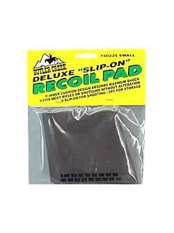 RECOIL PAD Butler Creek 50325 Slip-On Recoil Pad Small Brown Rubber