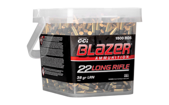 Blazer Ammuniti BLAZER CCI 10025 Blazer  22 LR 38 gr Hollow Point (HP) 1500 Bx/ 1 Cs (Bucket)