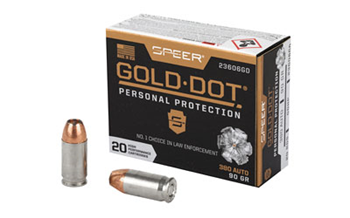 Cci/speer SPEER GOLD DOT Speer Ammo 23606GD Gold Dot Personal Protection 380 ACP 90 gr Hollow Point (HP)