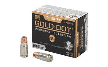 Cci/speer SPEER GOLD DOT Speer Ammo 23918GD Gold Dot Personal Protection 357 Sig 125 gr Hollow Point (HP)