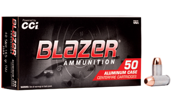 Cci/speer BLAZER CCI 3589 Blazer  40 S&W 165 gr Total Metal Jacket (TMJ) 50 Bx/ 20 Cs