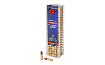 Cci/speer STANDARDVELOCIT CCI 934CC Clean-22 Subsonic 22 LR 40 gr Lead Round Nose Poly-Coated 100 Bx/ 50 C