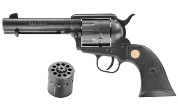 SAA 22-10 Chiappa Firearms CF340155D SAA 1873  22 LR or 22 WMR Caliber with 4.75" Barrel,