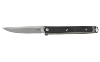 Columbia River SEIS CRKT 7123 Seis  3.32" Folding Plain Bead Blasted 4116 Stainless Steel Blade/Blac