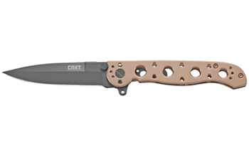 Columbia River  CRKT M16-03BK M16 03BS 3.55" Folding Spear Point Plain Black Oxide 12C27 Sandvik