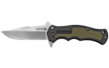 CRAWFORD 1 Cold Steel CS20MWC Crawford Model 1 3.50" Folding Plain 4034 Stainless Steel Bla