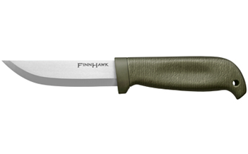 FINN HAWK Cold Steel CS-20NPK Finn Hawk 4" Fixed Plain Cryo 4116 SS Blade/OD Green TPR Han