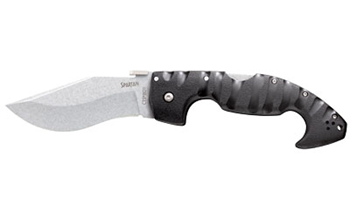 SPARTAN Cold Steel CS21ST Spartan  4.50" Folding Plain Stone Washed Japanese AUS-10A SS