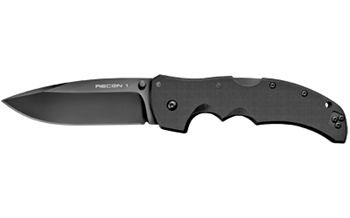 RECON 1 Cold Steel CS-27BS Recon 1  4" Folding Plain Spear Point DLC Coated American S35