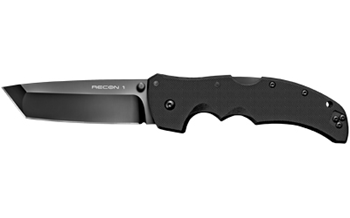 RECON 1 Cold Steel CS-27BT Recon 1  4" Folding Plain Tanto DLC Coated American S35VN Bla