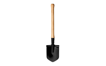 SPETSNAZ SHOVEL Cold Steel CS-92SFX Spetsnaz Special Forces Plain Blade Black Medium Carbon Stee
