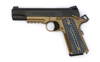 Colt's Manufact GOVERNMENT O1070CQB-FB COLT CQB GOVT 45ACP 5" 8RD BLK/FDE