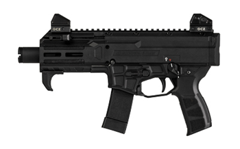 SCORPION 3 PLUS CZ-USA 91420 Scorpion 3+ Micro  9mm Luger Caliber with 4.20" Threaded Barrel, 20