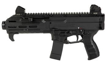 SCORPION 3 PLUS CZ-USA 91421 Scorpion 3+  9mm Luger Caliber with 7.80" Threaded Barrel, 20+1 Cap