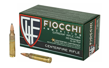 Fiocchi Ammunit F223B50 Fiocchi 223B50 Field Dynamics  223 Rem 55 gr Pointed Soft Point (PSP) 50 Bx/10 C