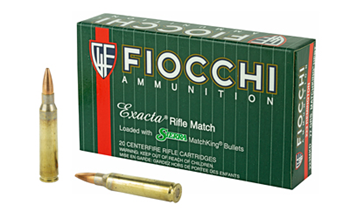 Fiocchi Ammunit FIOCCHI RIFLE Fiocchi 223MKD Hyperformance  223 Rem 77 gr Sierra MatchKing Hollow Point Boat-T