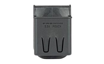 Fabrique D' Armes De Grande Precision FABFX-556P FAB Defense FX556P M4 Mag Pouch Single Style made of Polymer with Black Finish &