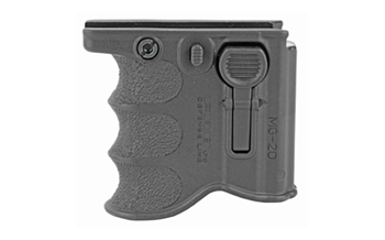 Fabrique D' Armes De Grande Precision FABFX-MG20B FAB Defense FXMG20B MG-20 Foregrip & Mag Carrier Made of Polymer With Black Fini