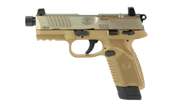 66-101006 FN 502 4.6" 22LR 1-15RD 1-10RD FDE