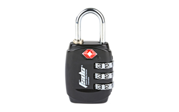 Firearms Safety FSDCTSA747RCB TSA747RCB FSDC 3-DIAL TSA COMBO SHACKLE LOCK