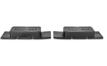 Gun Storage Sol GSSMULTMAG2 MULTMAG2 GSS RUBBER COATED MAGNETS 2PK