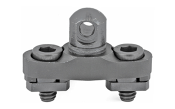 Grovtec Usa Inc  Grovtec US Inc GTSW112 Flanged Stud Mount M-LOKBlack Anodized 6061 Aluminum