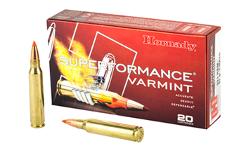 Hornady Mfg Co SUPERFORMANCEVA Hornady 8025 Superformance Varmint  223 Rem 53 gr V-Max 20 Bx/ 10 Cs