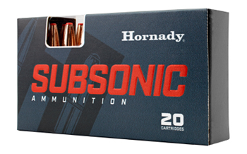 Hornady Mfg Co SUBSONIC Hornady 82247 Subsonic  450 Bushmaster 395 gr (2) Sub-X 20 Bx/ 10 Cs