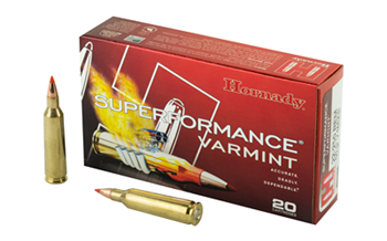 Hornady Mfg Co SUPERFORMANCEVA Hornady 83366 Superformance Varmint  22-250 Rem 50 gr V-Max 20 Bx/ 10 Cs