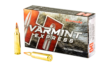 Hornady Mfg Co VARMINT EXPRESS Hornady 8337 Varmint Express  22-250 Rem 55 gr V-Max 20 Bx/ 10 Cs
