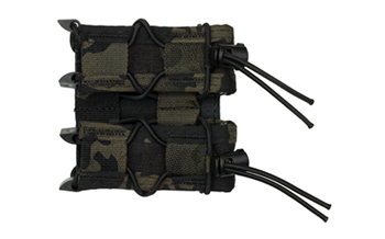 PISTOL TACO High Speed Gear 11PT02MB TACO Mag Pouch Double Style made of Nylon with MultiCam