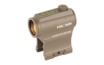 Holosun Technol  HE403B-GR-FDE H-SUN ELITE 20MM 2MOA GRN SHAKE FDE