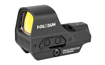 Holosun HS510C HS510C  Black Anodized 1x 2/65 MOA Red Circle w/Dot Reticle Inclu