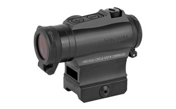 Holosun Technol MICRO RED DOT Holosun HS515GM HS515GM  Black Anodized 1x 20mm 2/65 MOA Red Circle w/Dot Reticl