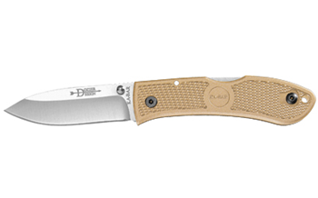 Kabar DOZIER Ka-Bar 4062CB Dozier Hunter 3" Folding Drop Point Plain Japanese AUS-8A SS Blade