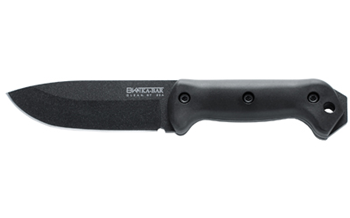 Kabar BECKER Ka-Bar BK2 Becker Campanion 5.25" Fixed Clip Point Drop Point Plain Black 1095 C