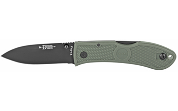 Kabar DOZIER Ka-Bar 4062FG Dozier Hunter 3" Folding Drop Point Plain Japanese AUS-8A SS Blade