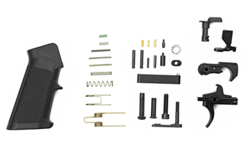 Lbe Unlimited LOWER PARTS KIT LBE Unlimited AR15LPKT Complete Lower Parts Kit  w/Pistol Grip & Trigger Guard A
