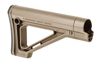 Magpul Industri MOE-MAGPULORGIN Magpul MAG480-FDE MOE Carbine Stock Fixed Flat Dark Earth Synthetic for AR-15, M