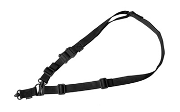 Magpul Industri  Magpul MAG518-BLK MS4 Sling GEN2 made of Black Nylon Webbing with 1.25" W, Adjus