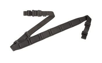 Magpul Industri  Magpul MAG545-BLK MS1 Sling 1.25"-1.88" W x 48"- 60" L Padded Two-Point Black Ny