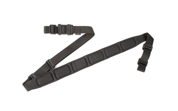 Magpul Industri  Magpul MAG545-GRY MS1 Sling 1.25"-1.88" W x 48"- 60" L Padded Two-Point Gray Nyl