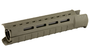 Magpul Industri MOESLIMLINEHAND Magpul MAG551-ODG MOE SL Mid-Length Handguard AR-Platform OD Green Polymer