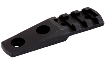 Magpul Industri RAILLIGHTMOUNT Magpul MAG588-BLK M-LOK Cantilever Rail/Light Mount  Aluminum Anodized Black 3.5