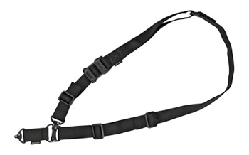 Magpul Industri  Magpul MAG953-BLK MS4 QDM Sling made of Black Nylon Webbing with 1.25" W, Adjust