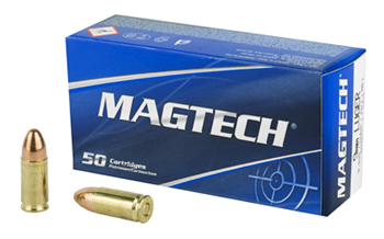 SPORT SHOOTING Magtech 9B Range/Training  9mm Luger 124 gr Full Metal Jacket (FMJ) 50 Bx/ 20 Cs