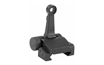 COMBATRIFLESIGH Midwest Industries MICRSR Combat Rifle Flip Up Sight Rear Black for AR-15, M16,